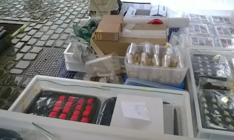 Voorwerpen tijdens de workshop