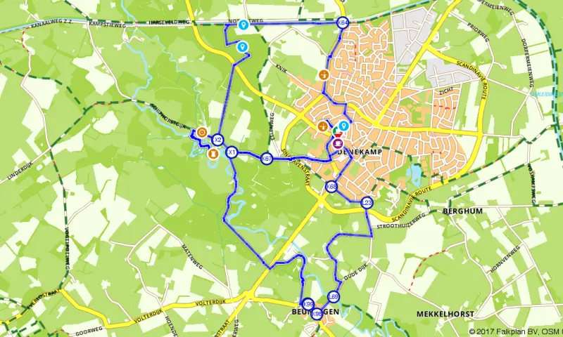 Route in Overijssel
