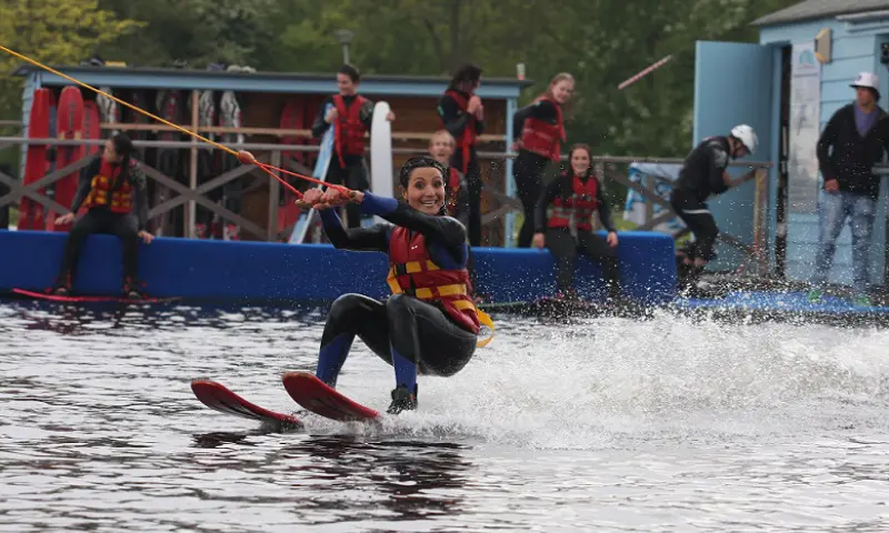 Sportief uitje op het water