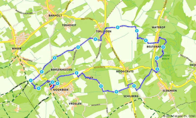 Route in Limburg