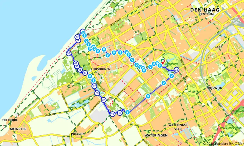 Route Zuid-Holland