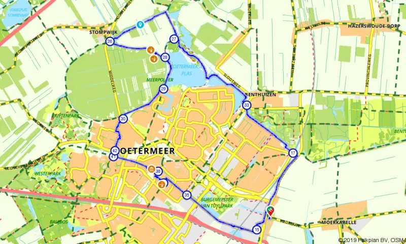 Route Zuid-Holland