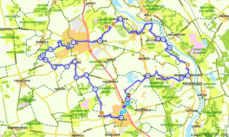 Route in Limburg