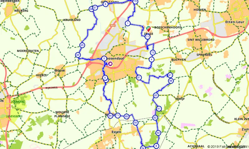 Route Noord-Brabant