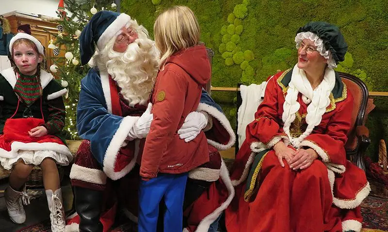Bezoek aan de kerstman