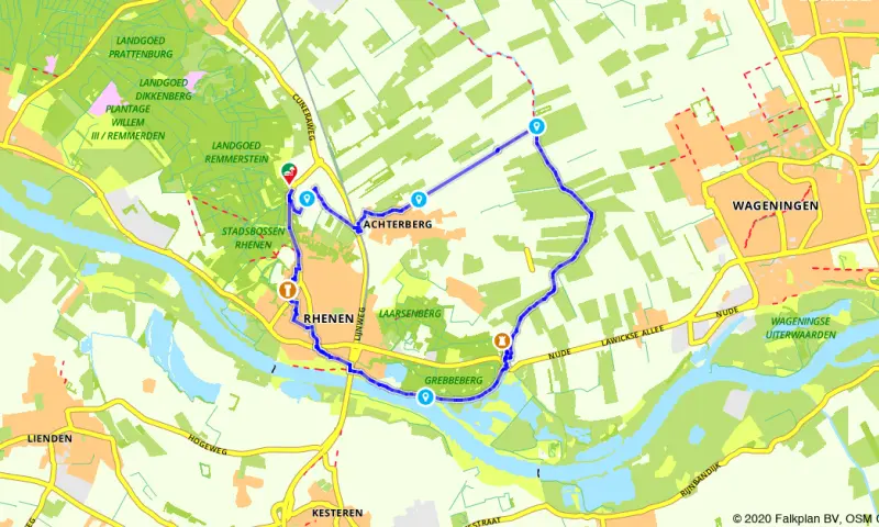 Route in Utrecht