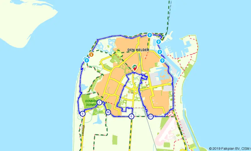 Route in Noord-Holland