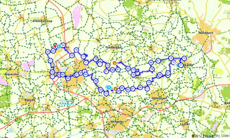 Route in Overijssel