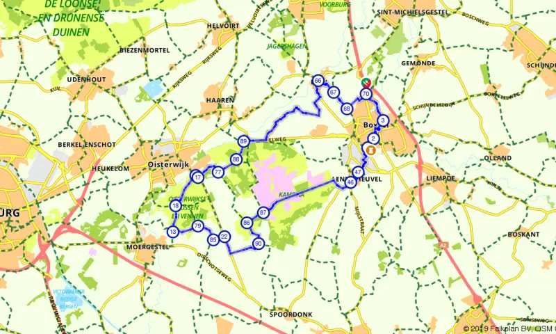 Route Noord-Brabant