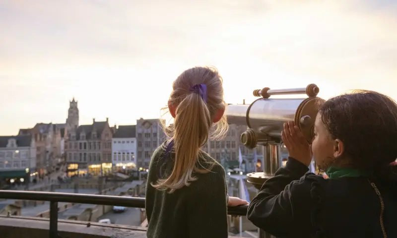 Uitzicht op de stad Brugge