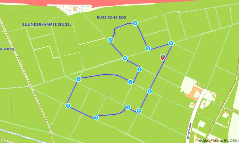Route in Gelderland