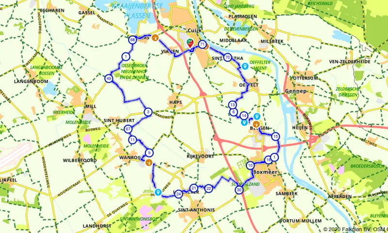 Route Noord-Brabant