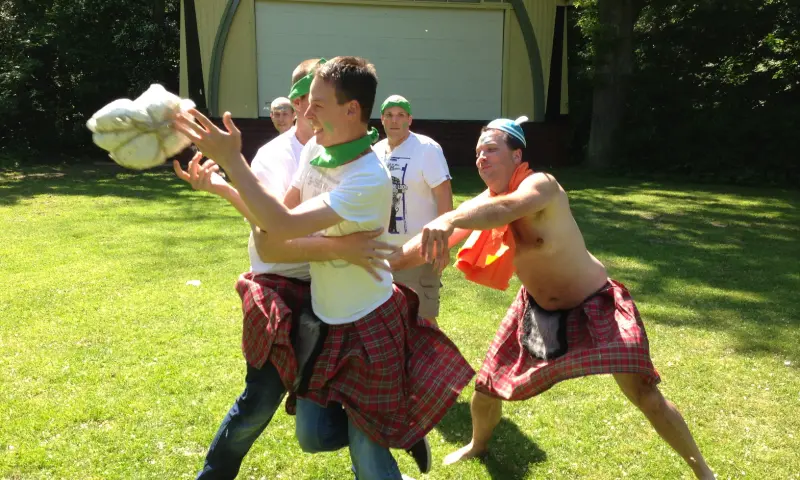 Highland Games touw trekken