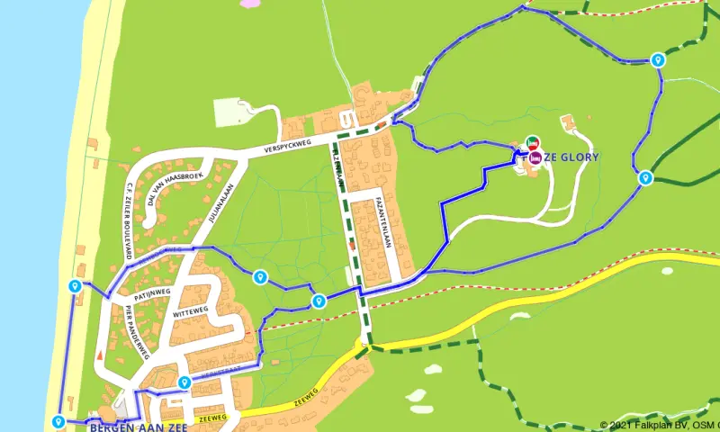 Route in Noor-Holland