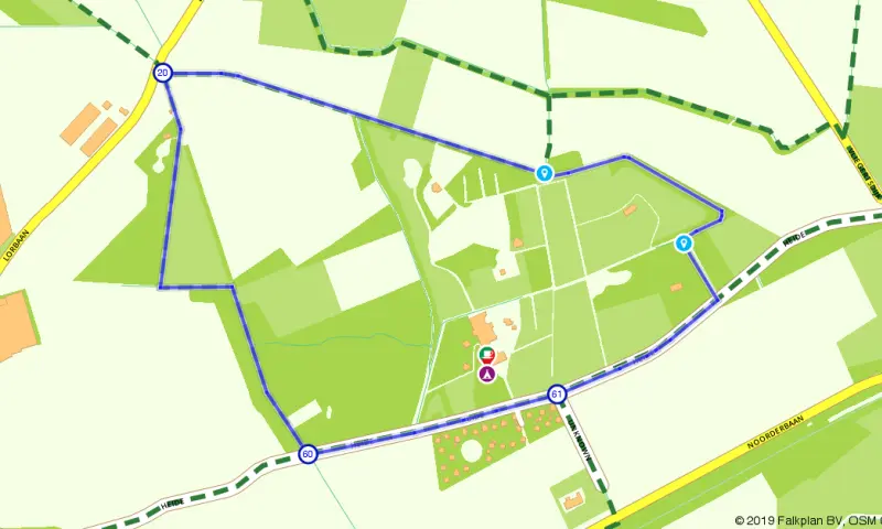 Route in Limburg