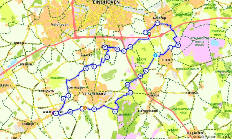 Route Noord-Brabant