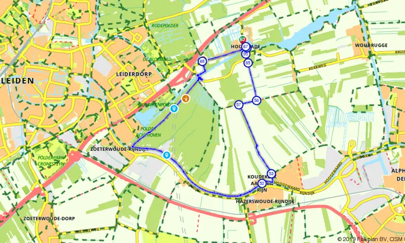 Route Zuid-Holland