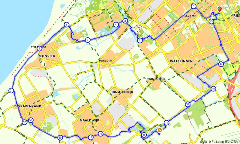 Route Zuid-Holland
