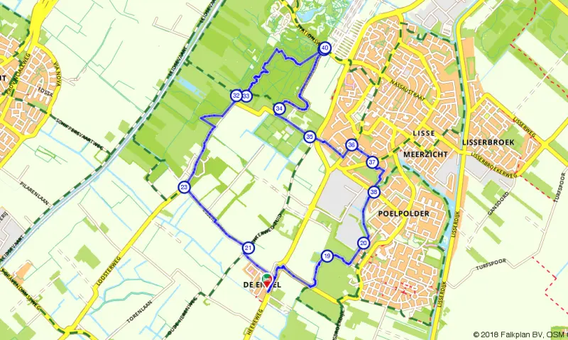 Route Zuid-Holland