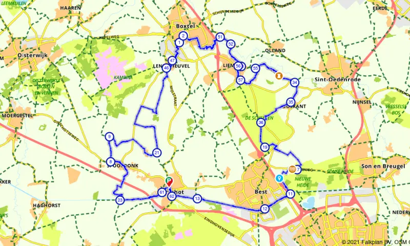 Route Noord-Brabant