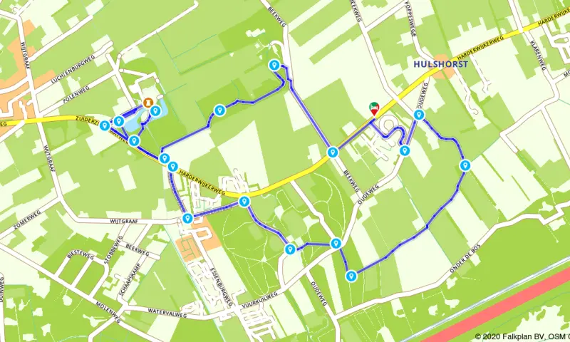 Route in Gelderland