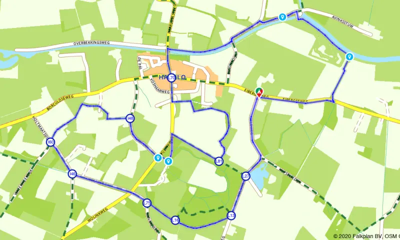 Route in Gelderland