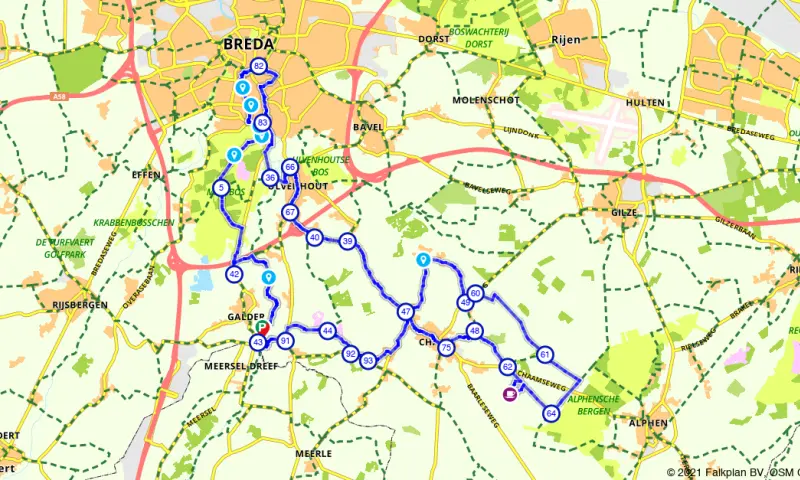 Route Noord-Brabant