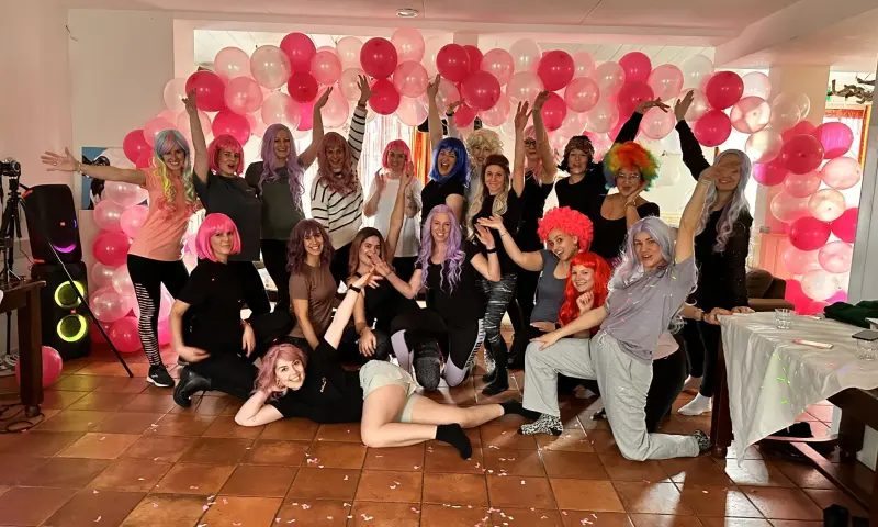 Bezoekers tijdens workshop