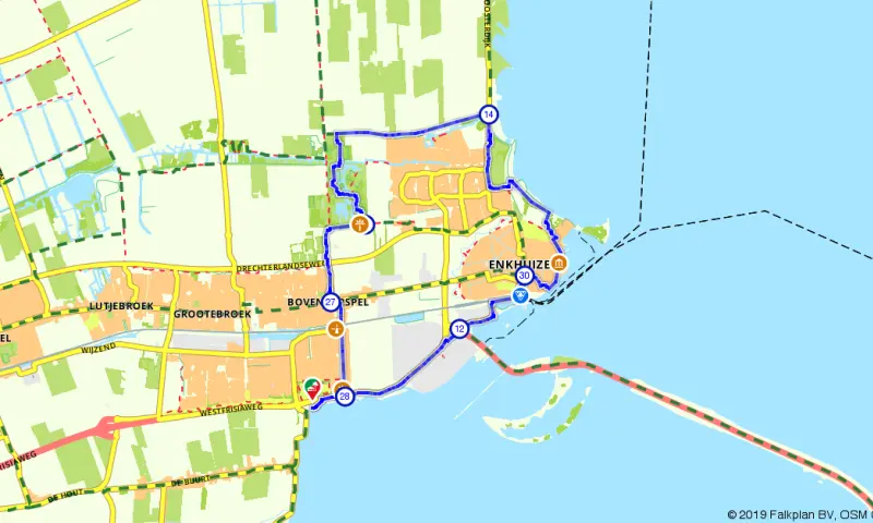 Fietsen door Enkhuizen