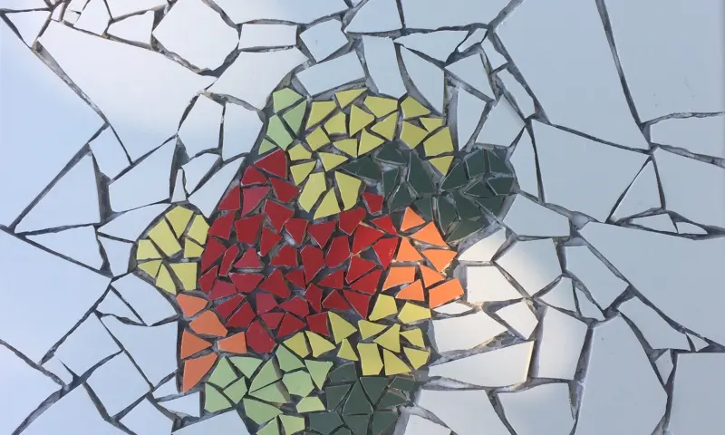 MOZAIEK CURSIST GEDENKTAFEREEL