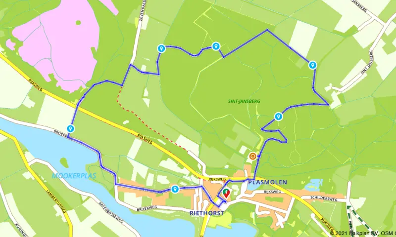 Route in Limburg