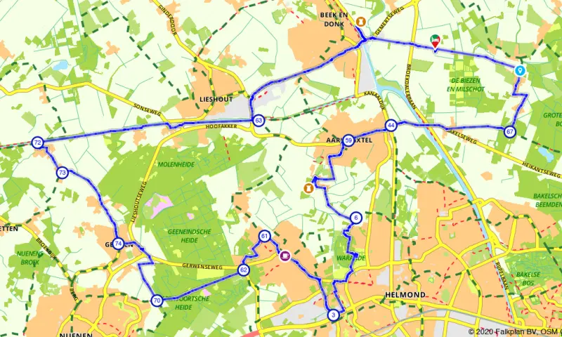 Route Noord-Brabant