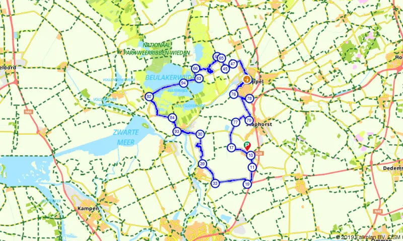 Route in Overijssel