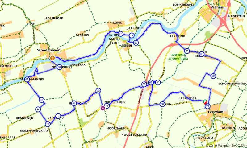 Route Zuid-Holland