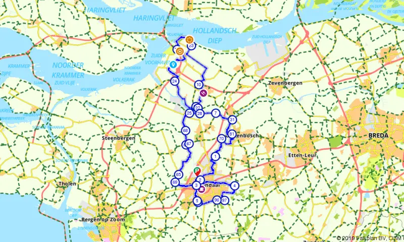 Route Noord-Brabant