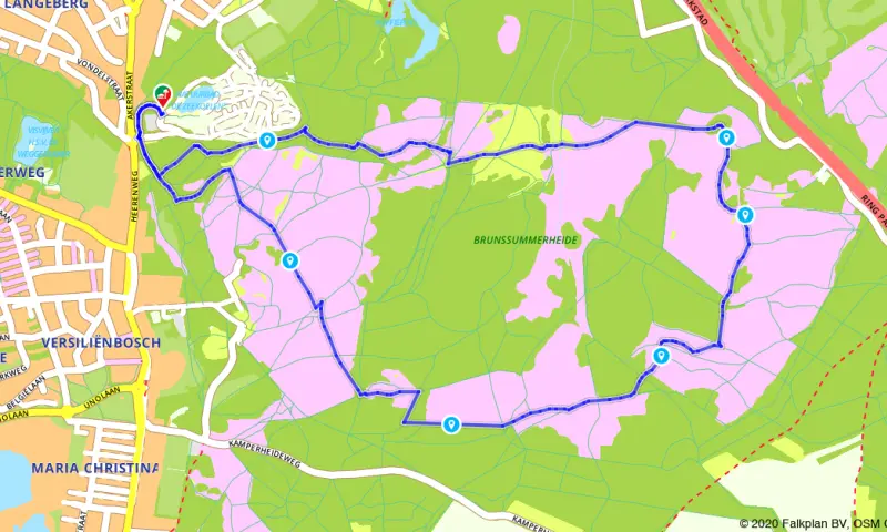 Route in Limburg