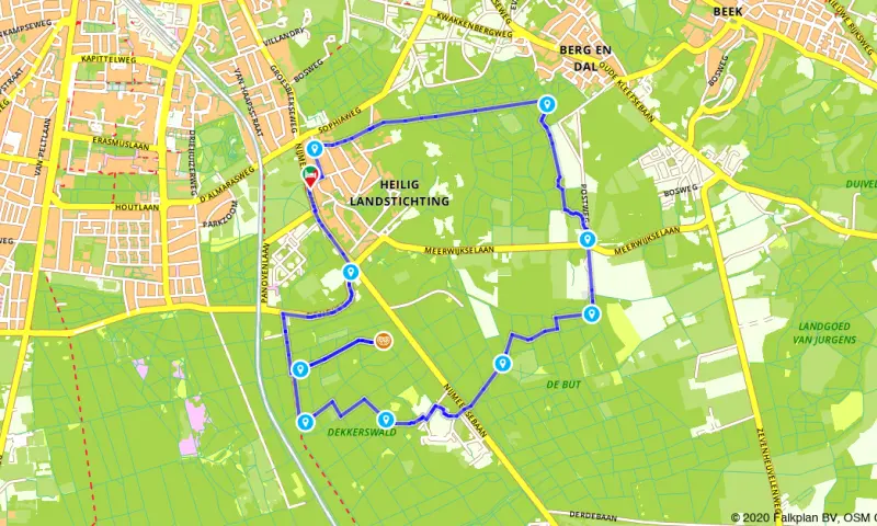 Route in Gelderland