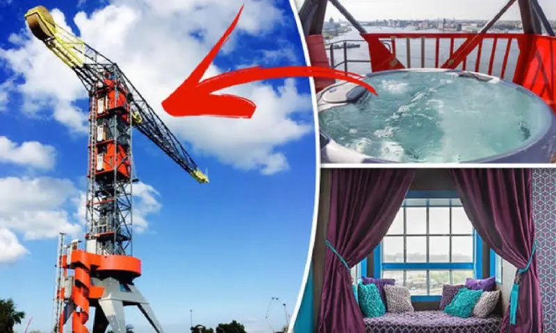 Jacuzzi op 50 meter hoogte