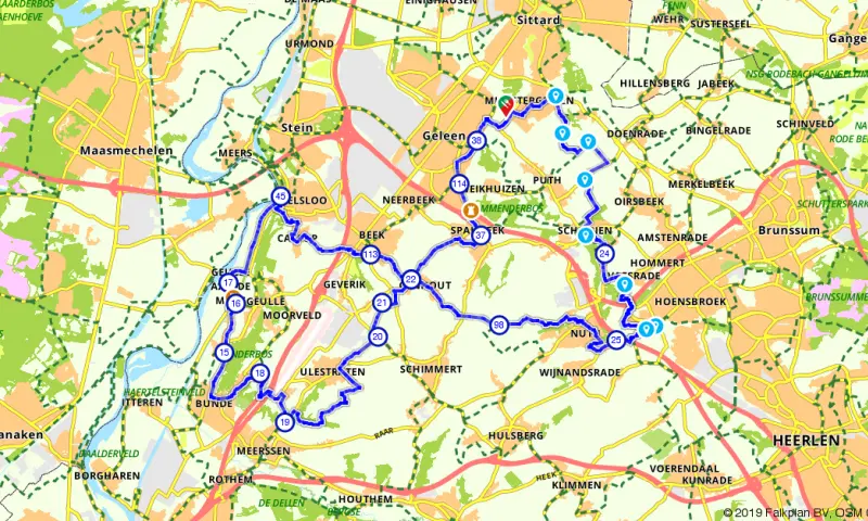 Route in Limburg
