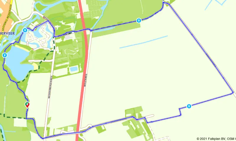 Route Groningen