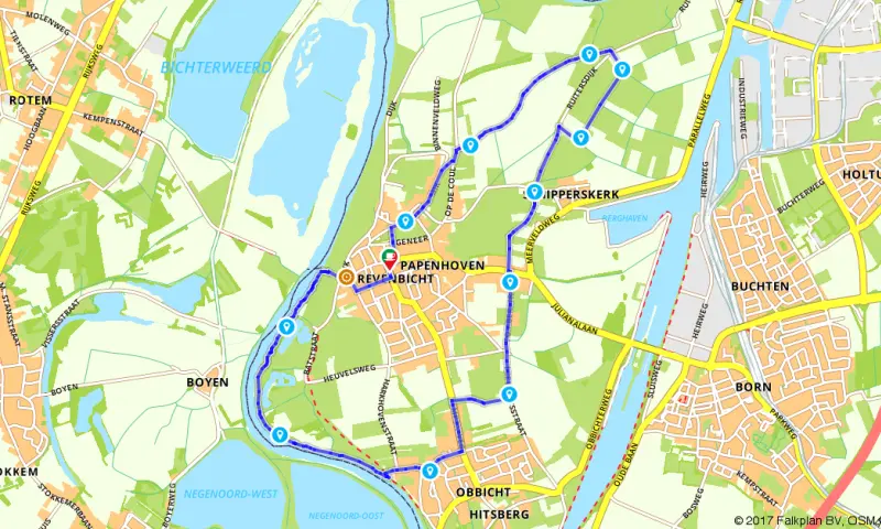 Route in Limburg