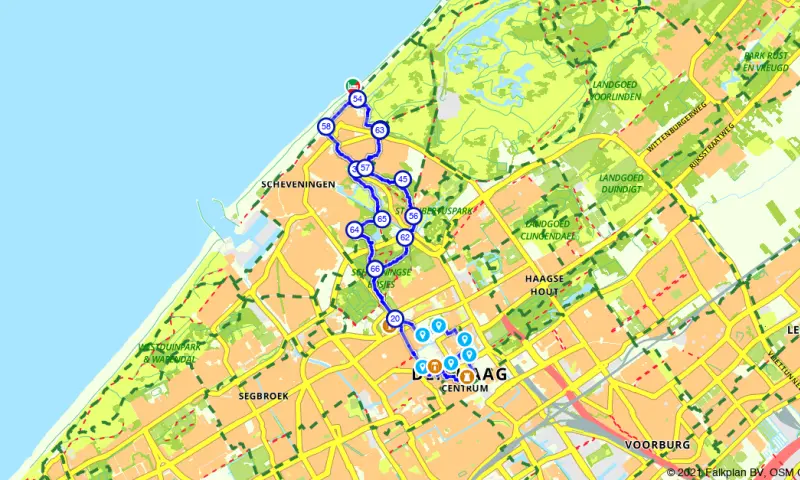 Route Zuid-Holland