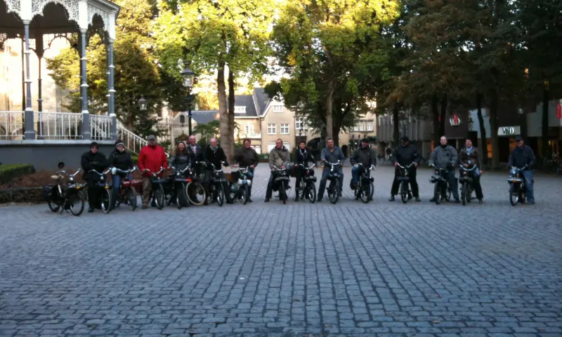 solex rijden in groep