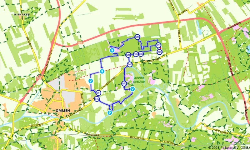 Route in Overijssel
