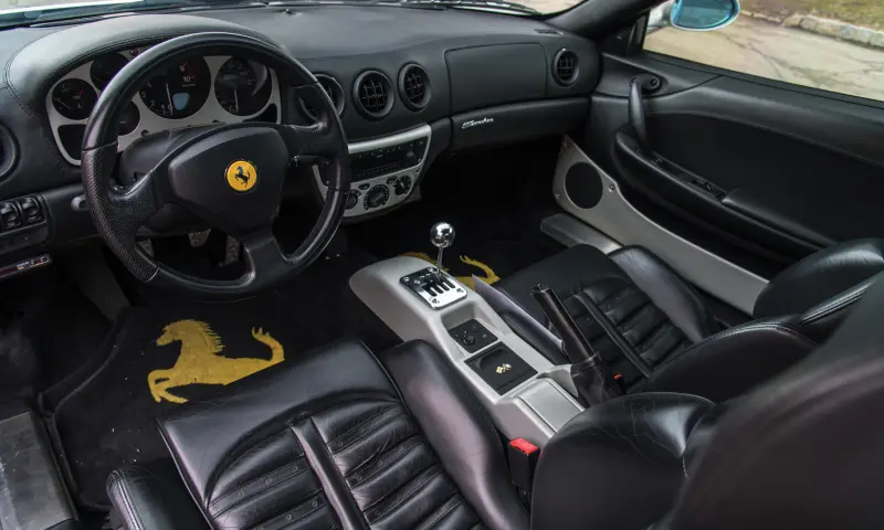 Binnenkant Ferrrari