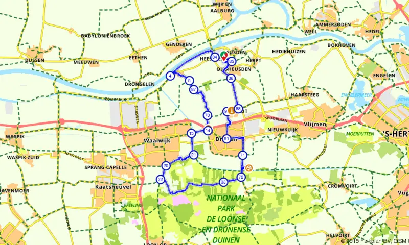 Route Noord-Brabant