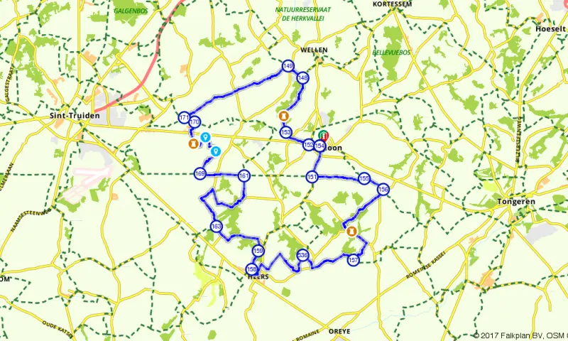 Route in Limburg