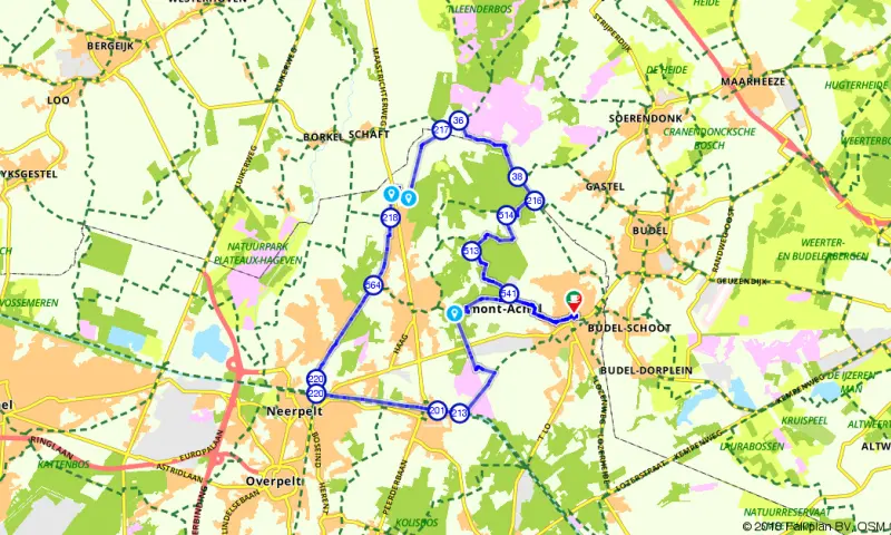 Route in Limburg
