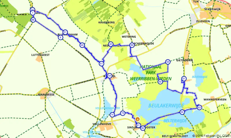 Weerribben route