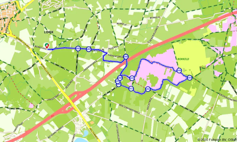 Route in Overijssel